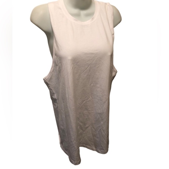 1st Phorm White Racerback Performance Tank Top Size S Stretch Active Athletic - Picture 3 of 5